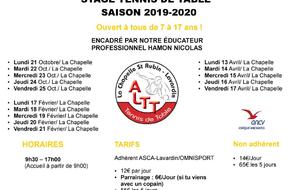 STAGES SAISON 2019-2020