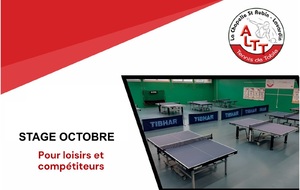 Stage Octobre 2025 !