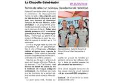 Article du Ouest France du 15/09/2016