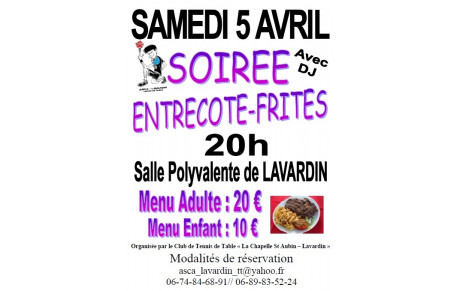 !!! Soirée Entrecôte-Frites !!!