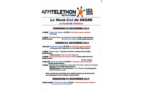 Téléthon de Degré