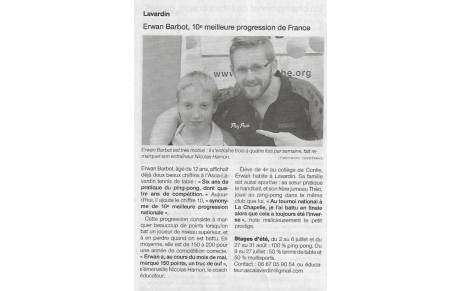 Ouest France du 20/06/2018
