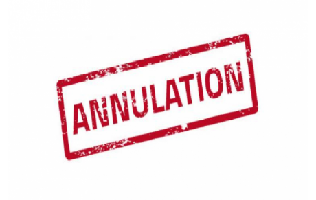 Annulation Entraînements et Compétitions